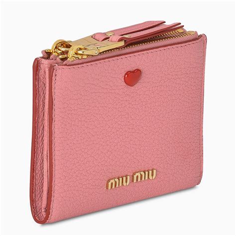 miu miu small leather wallet|Wallets And Small Leather Goods .